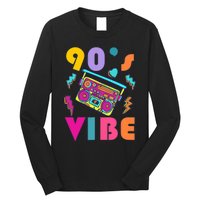 Vintage 90s Vibe 90s Music Lover I Heart The Nineties Long Sleeve Shirt