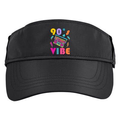 Vintage 90s Vibe 90s Music Lover I Heart The Nineties Adult Drive Performance Visor