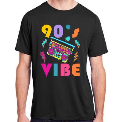 Vintage 90s Vibe 90s Music Lover I Heart The Nineties Adult ChromaSoft Performance T-Shirt