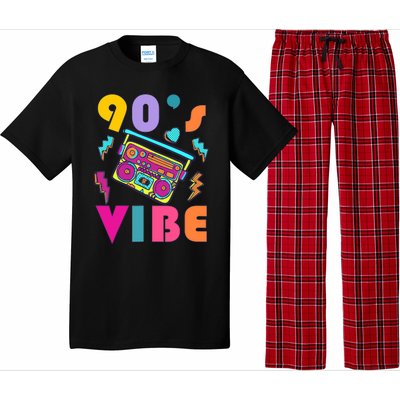 Vintage 90s Vibe 90s Music Lover I Heart The Nineties Pajama Set