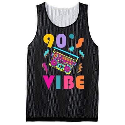 Vintage 90s Vibe 90s Music Lover I Heart The Nineties Mesh Reversible Basketball Jersey Tank