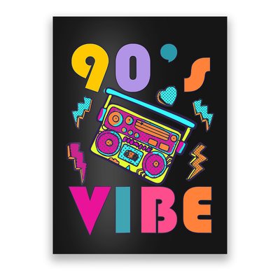 Vintage 90s Vibe 90s Music Lover I Heart The Nineties Poster
