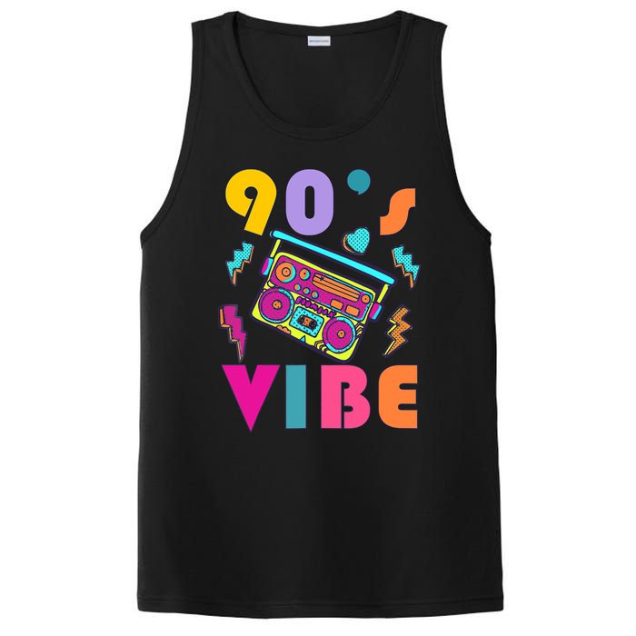 Vintage 90s Vibe 90s Music Lover I Heart The Nineties PosiCharge Competitor Tank