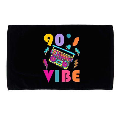 Vintage 90s Vibe 90s Music Lover I Heart The Nineties Microfiber Hand Towel