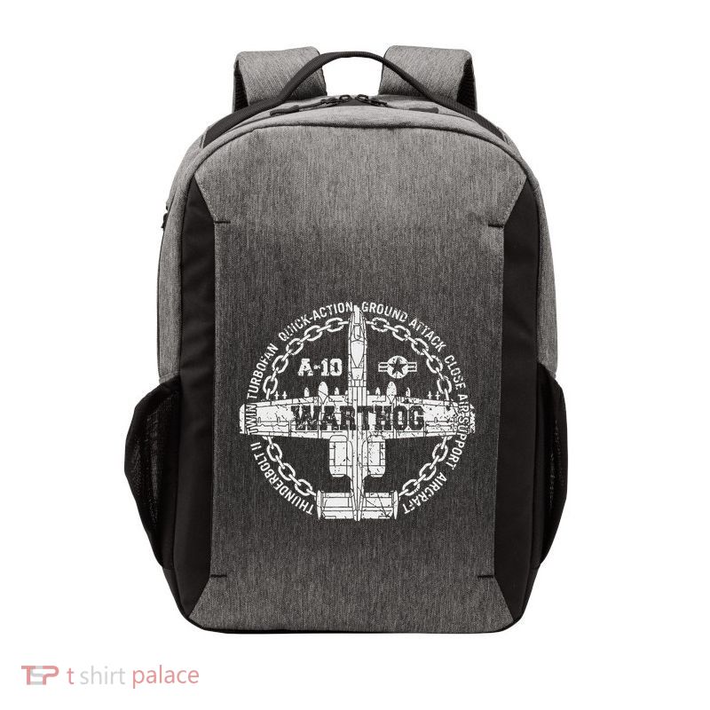 Vintage A 10 Thunderbolt Ii Warthog Attack Jet Aircraft Vector Backpack