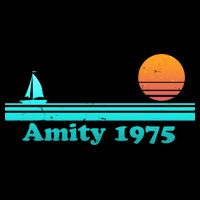Vintage Amity 1975 Sunset Womens Tank Top