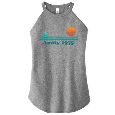 Vintage Amity 1975 Sunset Women’s Perfect Tri Rocker Tank