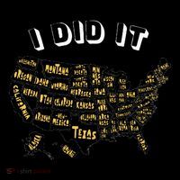 Visited All 50 Us States I Did It Souvenir Sweatshirt