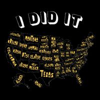 Visited All 50 Us States I Did It Souvenir Drawstring Bag