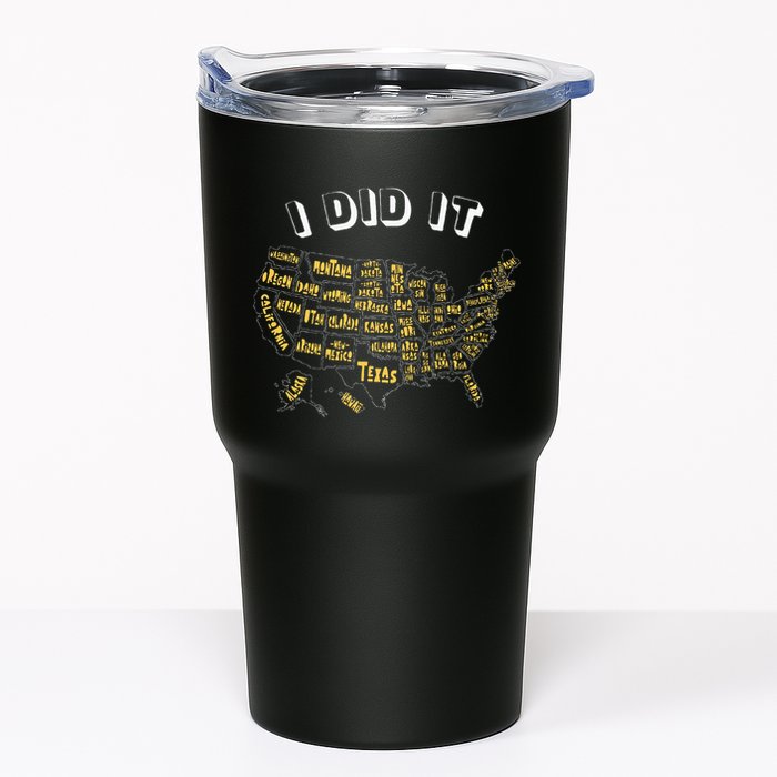 Visited All 50 Us States I Did It Souvenir Tumbler