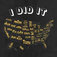 Visited All 50 Us States I Did It Souvenir 25L Jumbo Tote