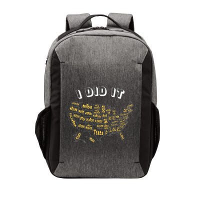 Visited All 50 Us States I Did It Souvenir Vector Backpack
