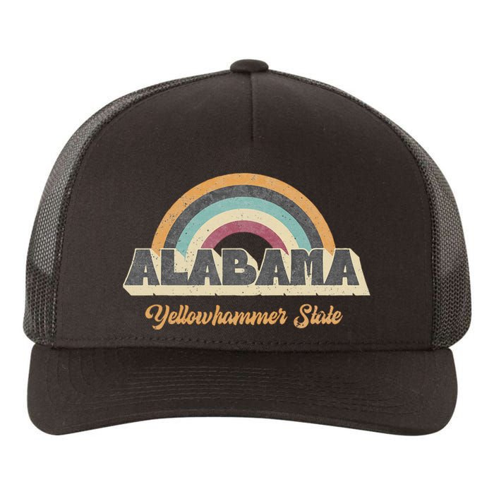 Vintage Alabama 70s 80s 90s Retro Lover Slogan Design Yupoong Adult 5-Panel Trucker Hat