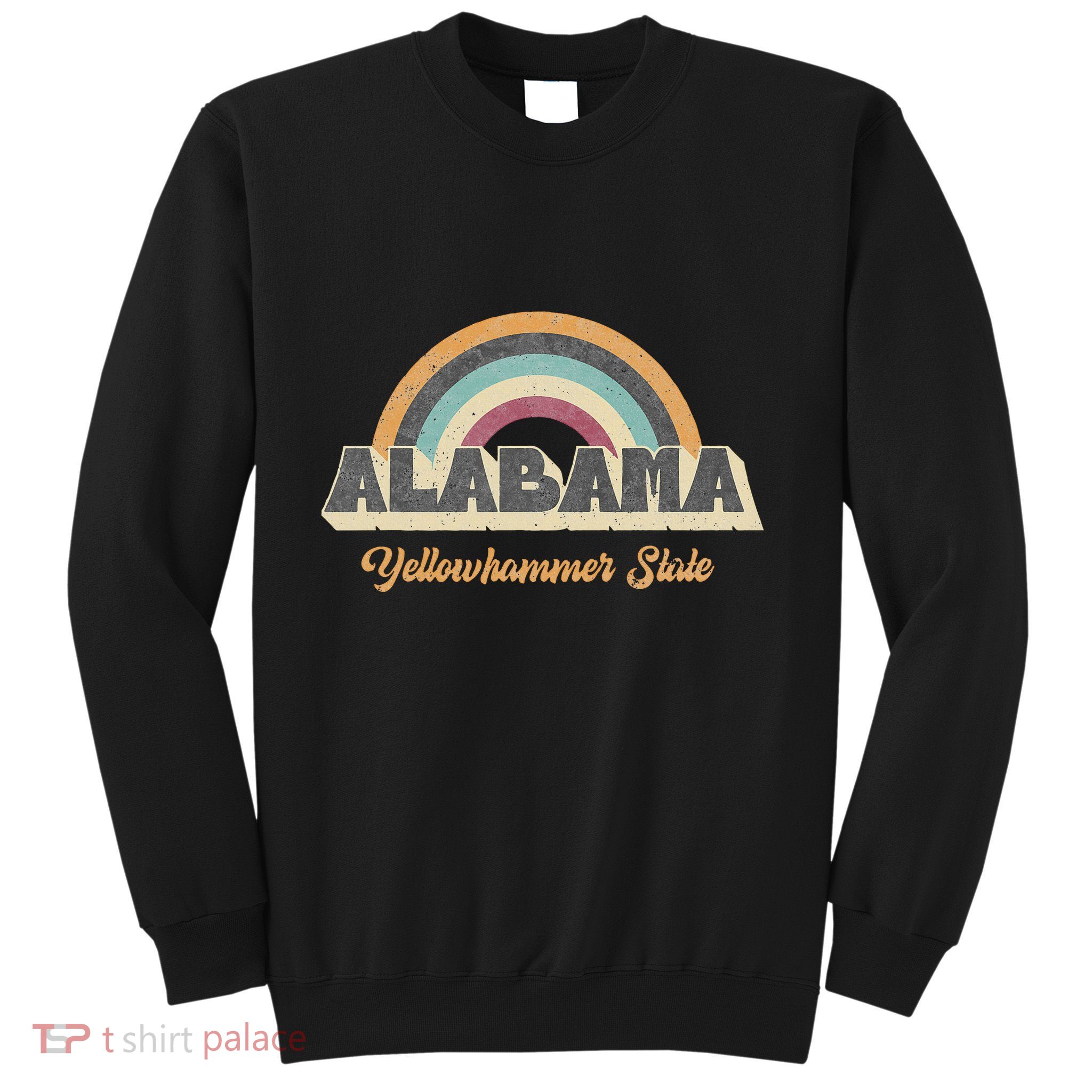 Vintage Alabama 70s 80s 90s Retro Lover Slogan Design Sweatshirt