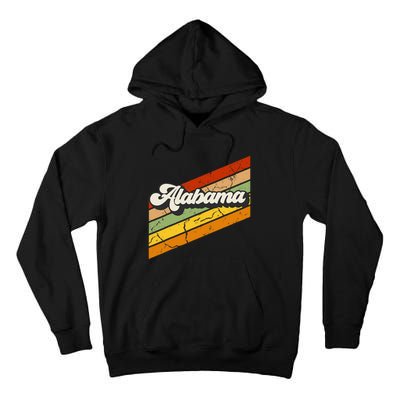 Vintage Alabama 80s Retro Tall Hoodie