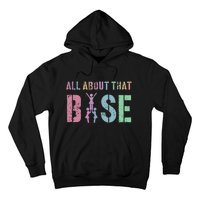 Vintage ALL ABOUT THAT BASE Cheerleading Purple Cheer Squad Hoodie