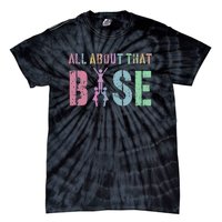 Vintage ALL ABOUT THAT BASE Cheerleading Purple Cheer Squad Tie-Dye T-Shirt