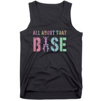 Vintage ALL ABOUT THAT BASE Cheerleading Purple Cheer Squad Tank Top