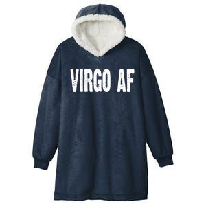 Virgo Af Astrology Horoscope Zodiac Star Sign Funny Gift Meaningful Gift Hooded Wearable Blanket