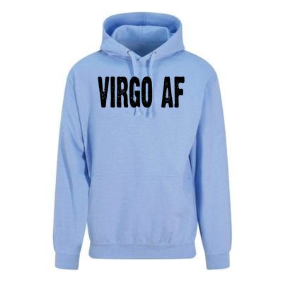 Virgo Af Astrology Horoscope Zodiac Star Sign Funny Gift Meaningful Gift Unisex Surf Hoodie