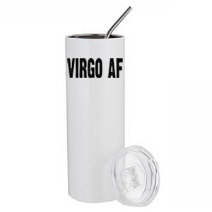 Virgo Af Astrology Horoscope Zodiac Star Sign Funny Gift Meaningful Gift Stainless Steel Tumbler