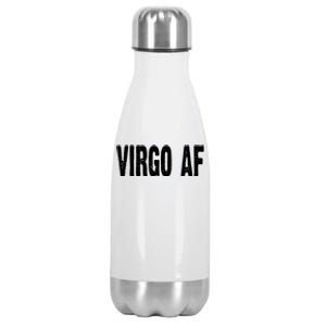 Virgo Af Astrology Horoscope Zodiac Star Sign Funny Gift Meaningful Gift Stainless Steel Insulated Water Bottle