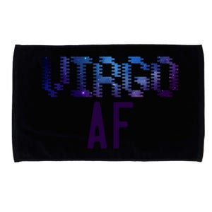 Virgo Af Astrology Zodiac Sign Cool Space Streetwear Cool Gift Microfiber Hand Towel