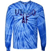 Virgo Af Astrology Zodiac Sign Cool Space Streetwear Cool Gift Tie-Dye Long Sleeve Shirt