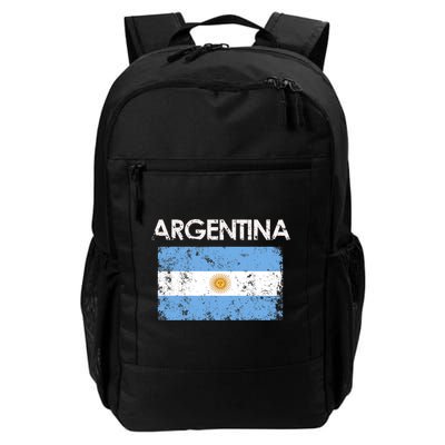 Vintage Argentina Argentinian Flag Pride Gift Backpack