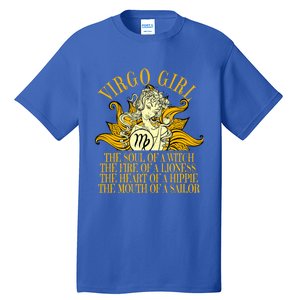 Virgo August And September Birthday Zodiac Cool Gift Tall T-Shirt