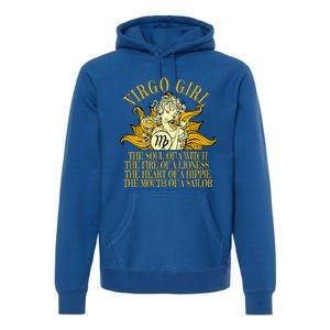 Virgo August And September Birthday Zodiac Cool Gift Premium Hoodie