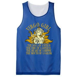 Virgo August And September Birthday Zodiac Cool Gift Mesh Reversible Basketball Jersey Tank