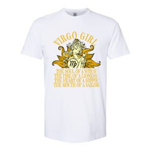 Virgo August And September Birthday Zodiac Cool Gift Softstyle CVC T-Shirt