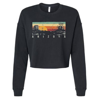 Vintage Arizona AZ Cropped Pullover Crew