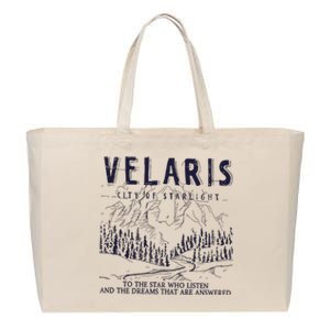 Velaris Acotar Acotar Night Court City Of Starlight Cotton Canvas Jumbo Tote