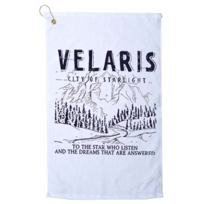 Velaris Acotar Acotar Night Court City Of Starlight Platinum Collection Golf Towel