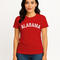 Vintage Alabama Alabama Red Womens T-Shirt