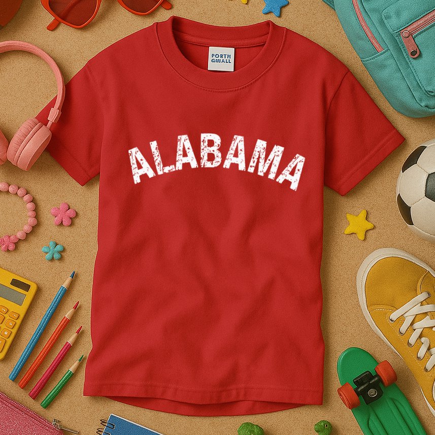 Vintage Alabama Alabama Red Kids T-Shirt