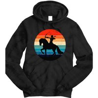 Vintage Arrow Archer Zodiac Sign Horoscope Sagittarius Tie Dye Hoodie