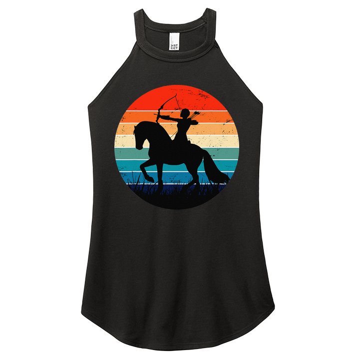 Vintage Arrow Archer Zodiac Sign Horoscope Sagittarius Women's Perfect Tri Rocker Tank