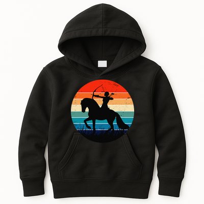 Vintage Arrow Archer Zodiac Sign Horoscope Sagittarius Kids Hoodie