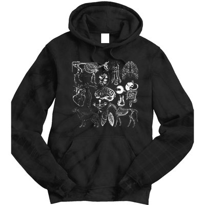 Veterinary Anatomy Animal Design Tie Dye Hoodie