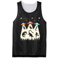 Vintage Alien Abduction Trex Loch Ness Bigfoot Funny Ufo Mesh Reversible Basketball Jersey Tank