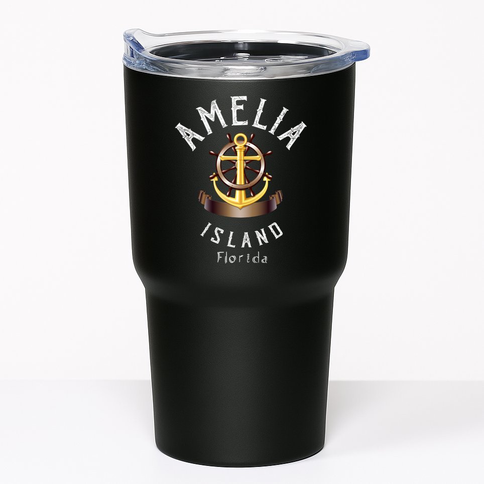 Vintage Athletic Amelia Island Florida Tumbler