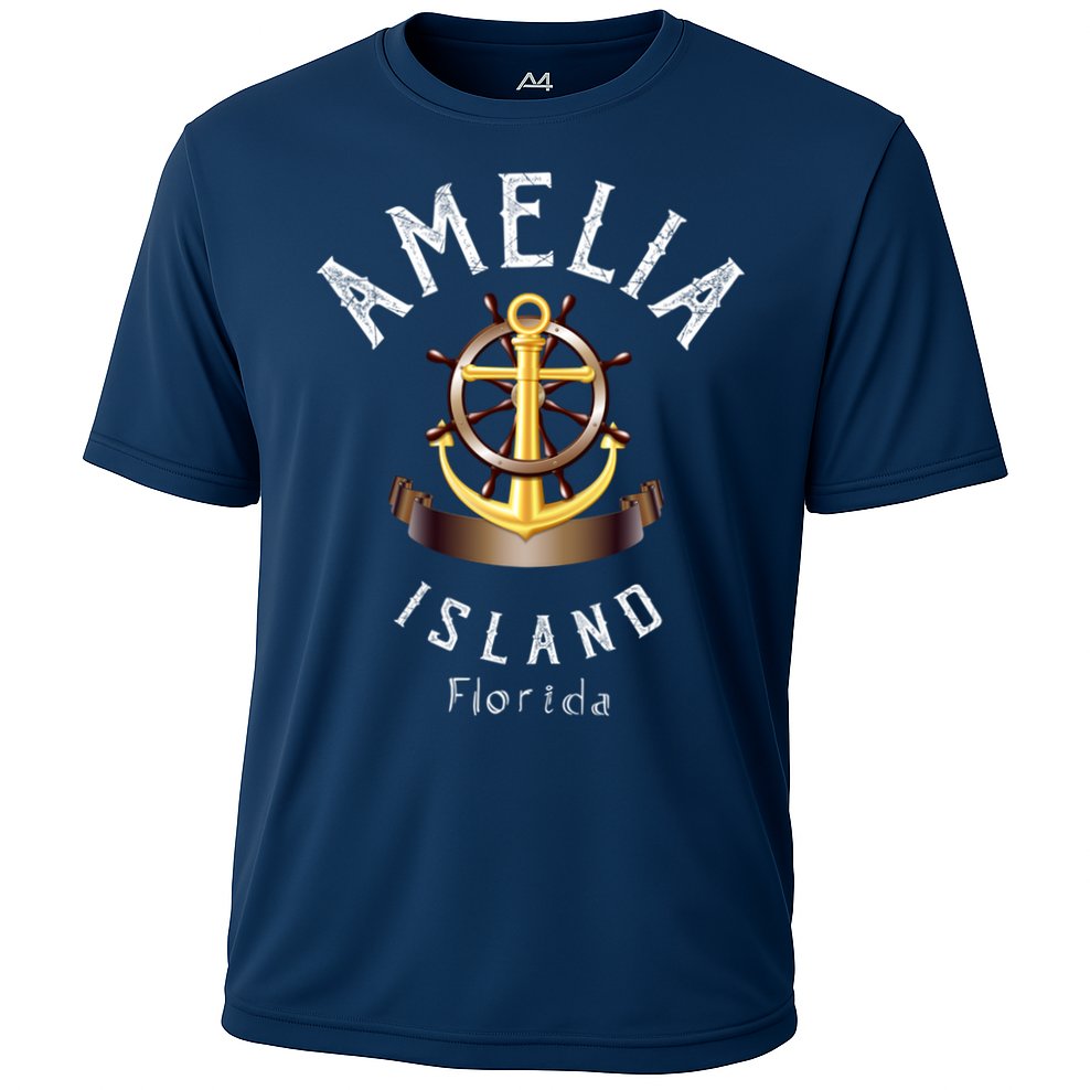Vintage Athletic Amelia Island Florida Performance Shirt