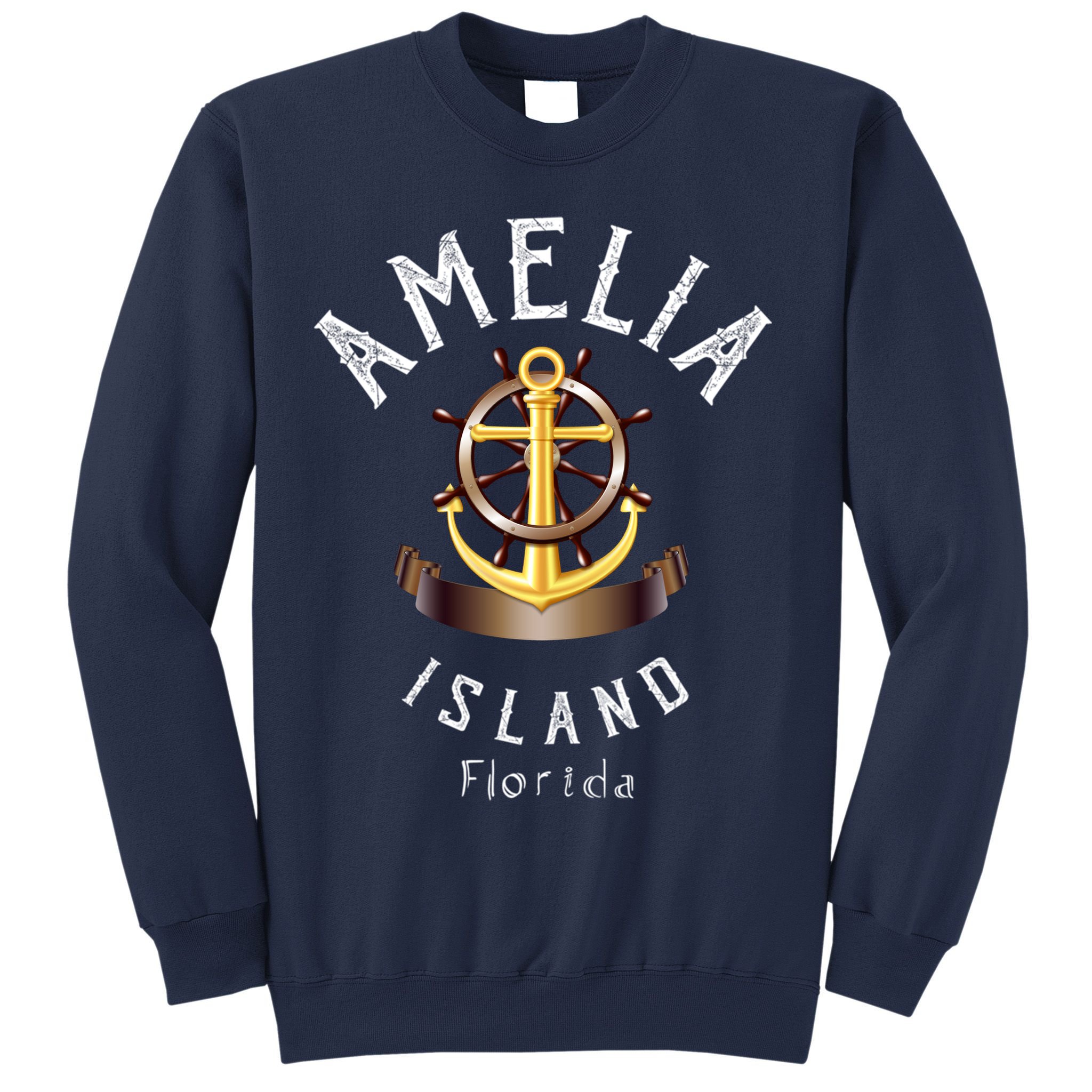 Vintage Athletic Amelia Island Florida Sweatshirt