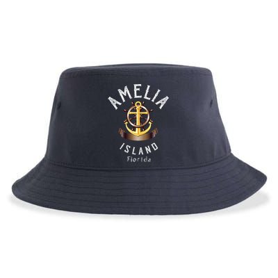 Vintage Athletic Amelia Island Florida Sustainable Bucket Hat
