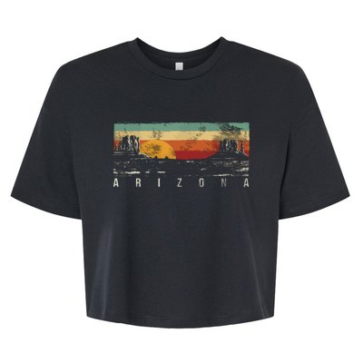 Vintage Arizona Az Bella+Canvas Jersey Crop Tee