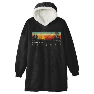 Vintage Arizona Az Hooded Wearable Blanket