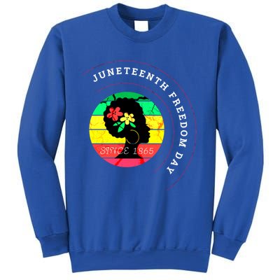 Vintage African American Black Freedom Day Junenth Gift Sweatshirt